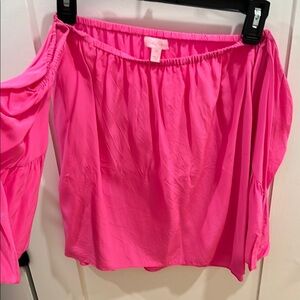 Lilly Pulitzer Pink Off-Shoulder Top
